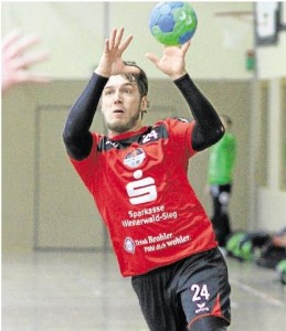 Mathias Baldus war mit seiner Erfahrung und fünf Treffern ein Garant für den verdienten Punktgewinn der HSG Bad Ems/Bannberscheid beim heimstarken Tabellenzweiten HSC Schweich. WZ-Foto: Marco Rosbach.  